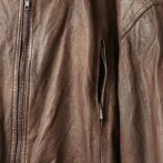 ユーロ レザー ボンバージャケット 古着