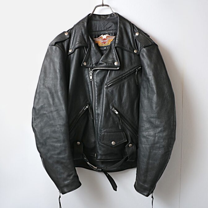 ハーレーダビットソン レザー ライダースジャケット