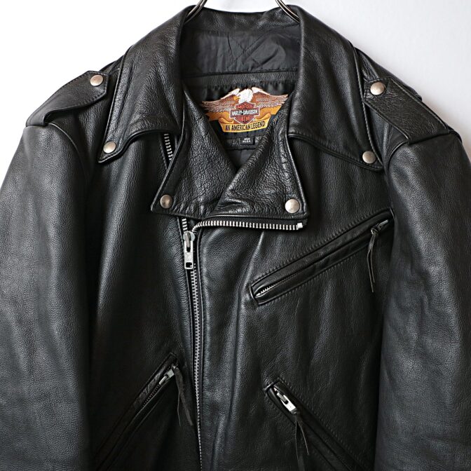 ハーレーダビットソン レザー ライダースジャケット