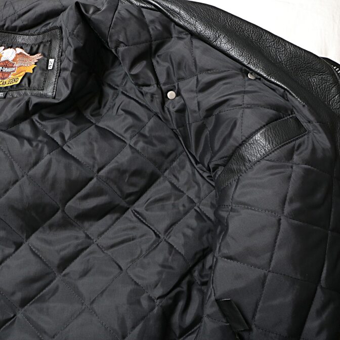 ハーレーダビットソン レザー ライダースジャケット