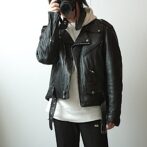 ハーレーダビットソン レザー ライダースジャケット