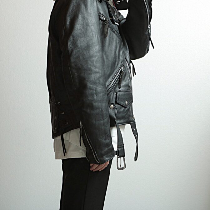 ハーレーダビットソン レザー ライダースジャケット