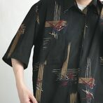 柄 半袖 シャツ デザイン