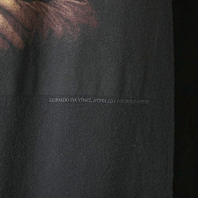 90s モナリザ アート レオナルドダヴィンチ Tシャツ