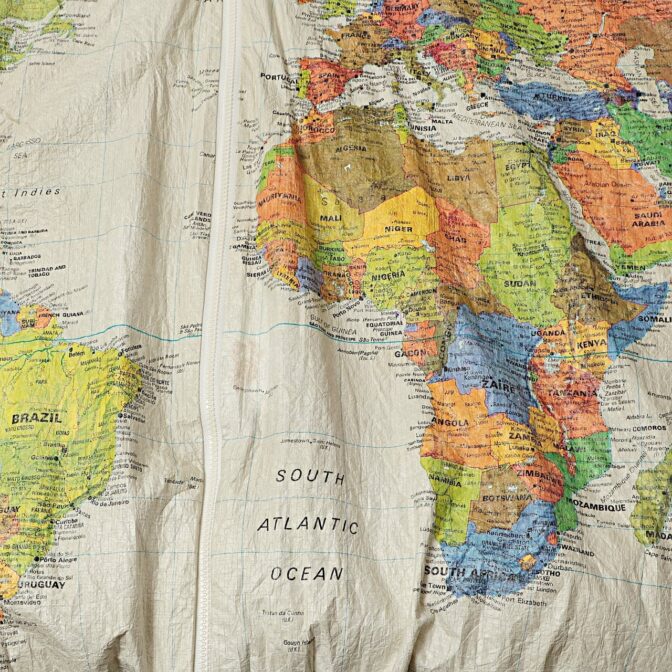 90s ワールドマップ ジャケット カートコバーン