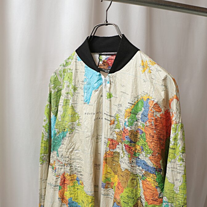 90s ワールドマップ ジャケット カートコバーン