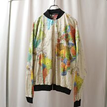 Deadstock 90s WEARIN' THE WORLD ワールドマップ ペーパージャケット