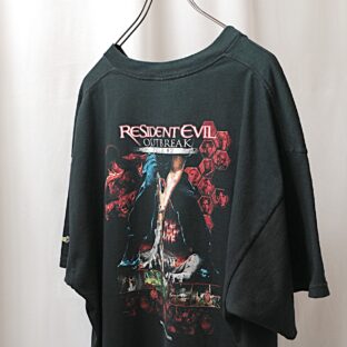RESIDENT EVIL OUTBREAK バイオハザード カプコン プロモーション Ｔシャツ 古着