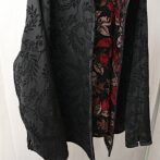 ジャガード ジャケット 羽織 総柄 フローラル