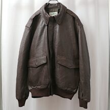 90s L.L.Bean エルエルビーン A-2 レザー フライトジャケット 古着 used
