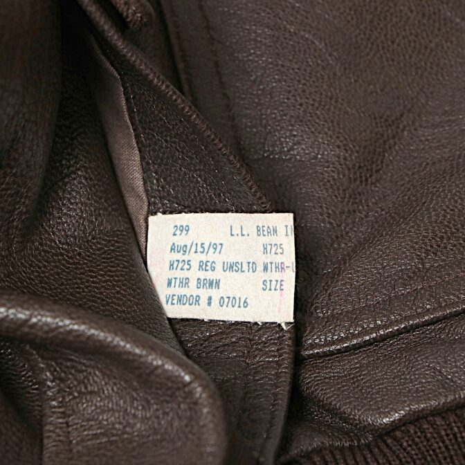 L.L.Bean エルエルビーン フライトジャケット レザー 古着