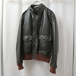 60s GOLDEN BEAR ゴールデンベアー レザー フライト A-2 ジャケット 古着 used