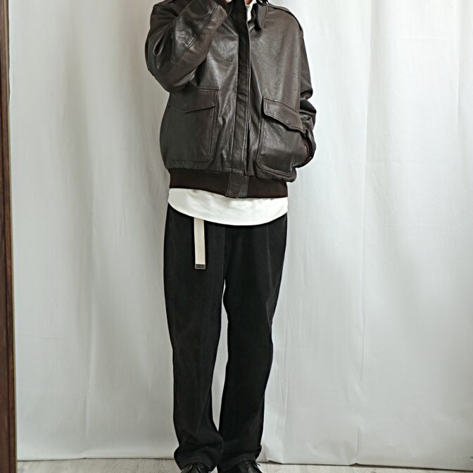 L.L.Bean エルエルビーン フライトジャケット レザー 古着